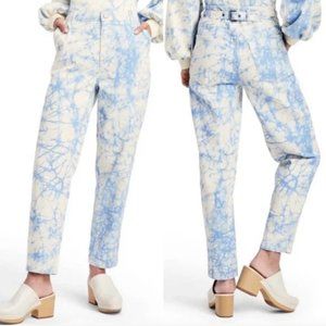 RACHEL COMEY x TARGET High Rise Marble/ Tie Dye Mom Jeans